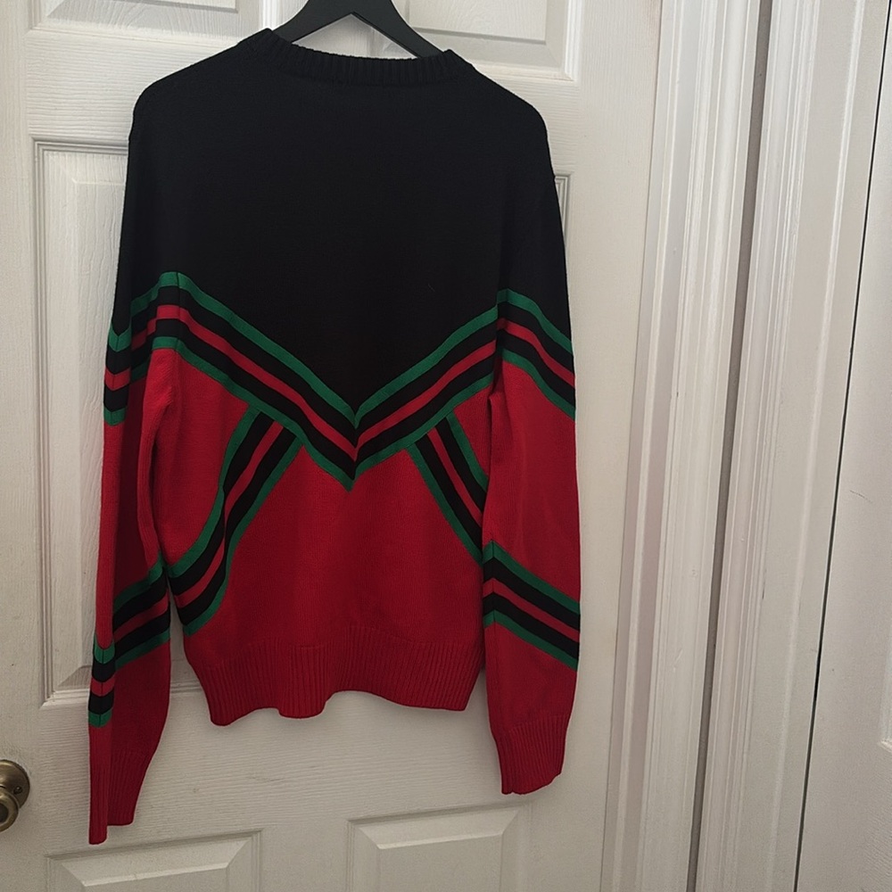 Louis Vuitton Black and Red Men's Sweater - Picture 2 of 12